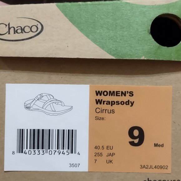 Chaco Wrapsody sandals, New in box, Women's 9 - Picture 3 of 3